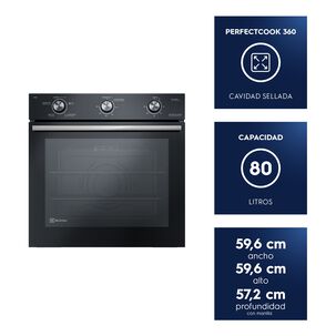 Horno Empotrable El&eacute;ctrico 80l Efficient Perfectcook Oe8el