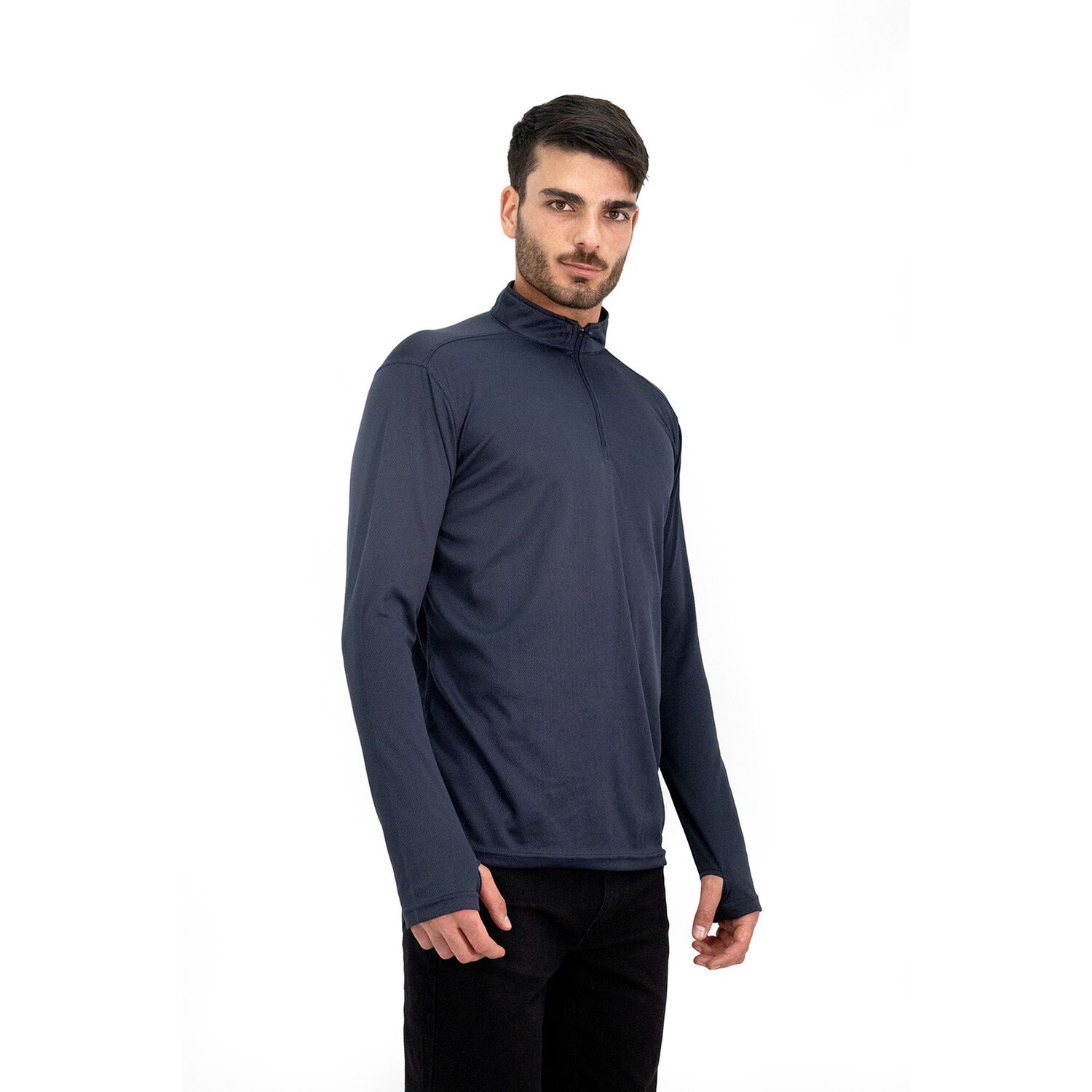 Polera Quebec Half-zip Iron Hombre image number 0.0