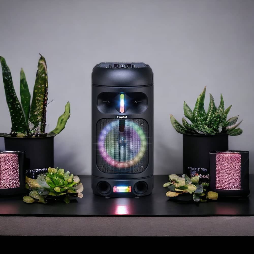 Parlante Karaoke Bt Rgb Con Micr&oacute;fono Recargable Fujitel 802 image number 1.0