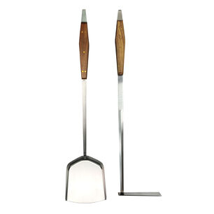 Set Pala Y Atizador De Acero Inoxidable Pro Xl