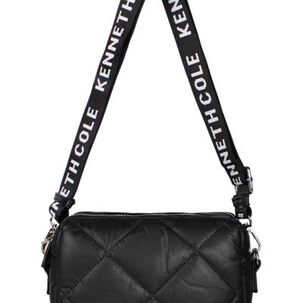 Cartera Acolchada Peyton + Billetera Negra Kenneth Cole