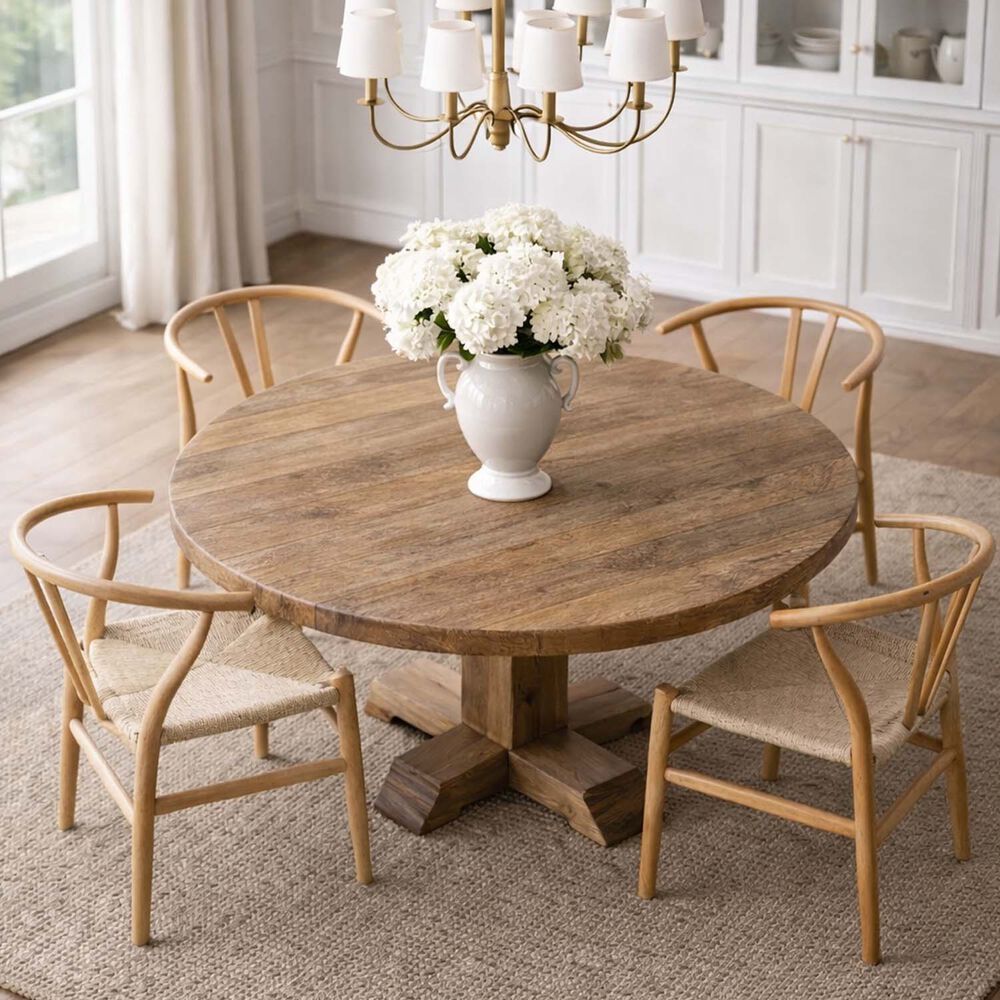 Silla De Comedor Wishbone Natural image number 3.0
