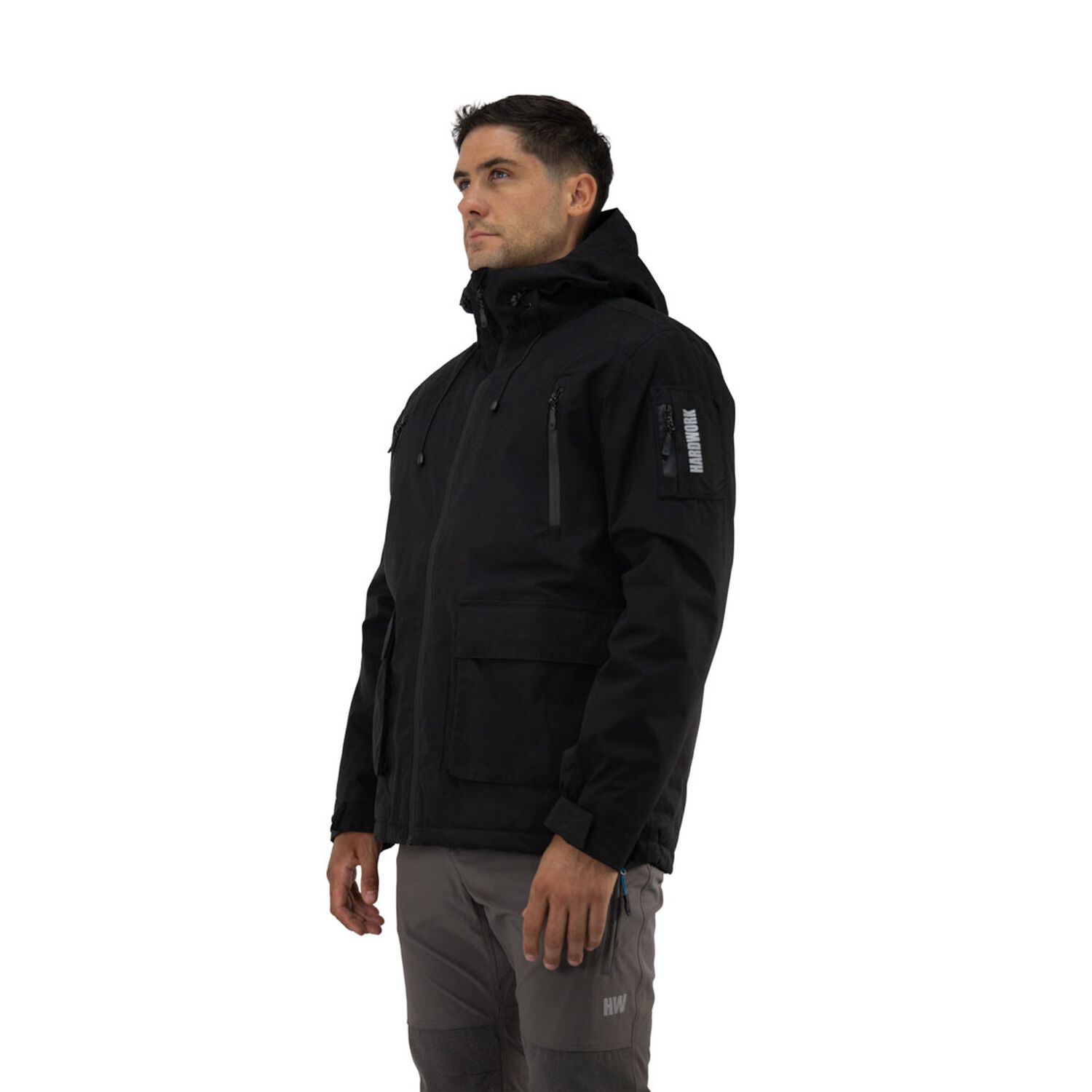 Parka Impermeable Hw Vail Negro image number 2.0