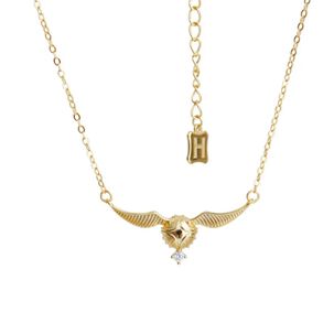 Collar Hogwarts Snitch Dorada Brillante Harry Potter