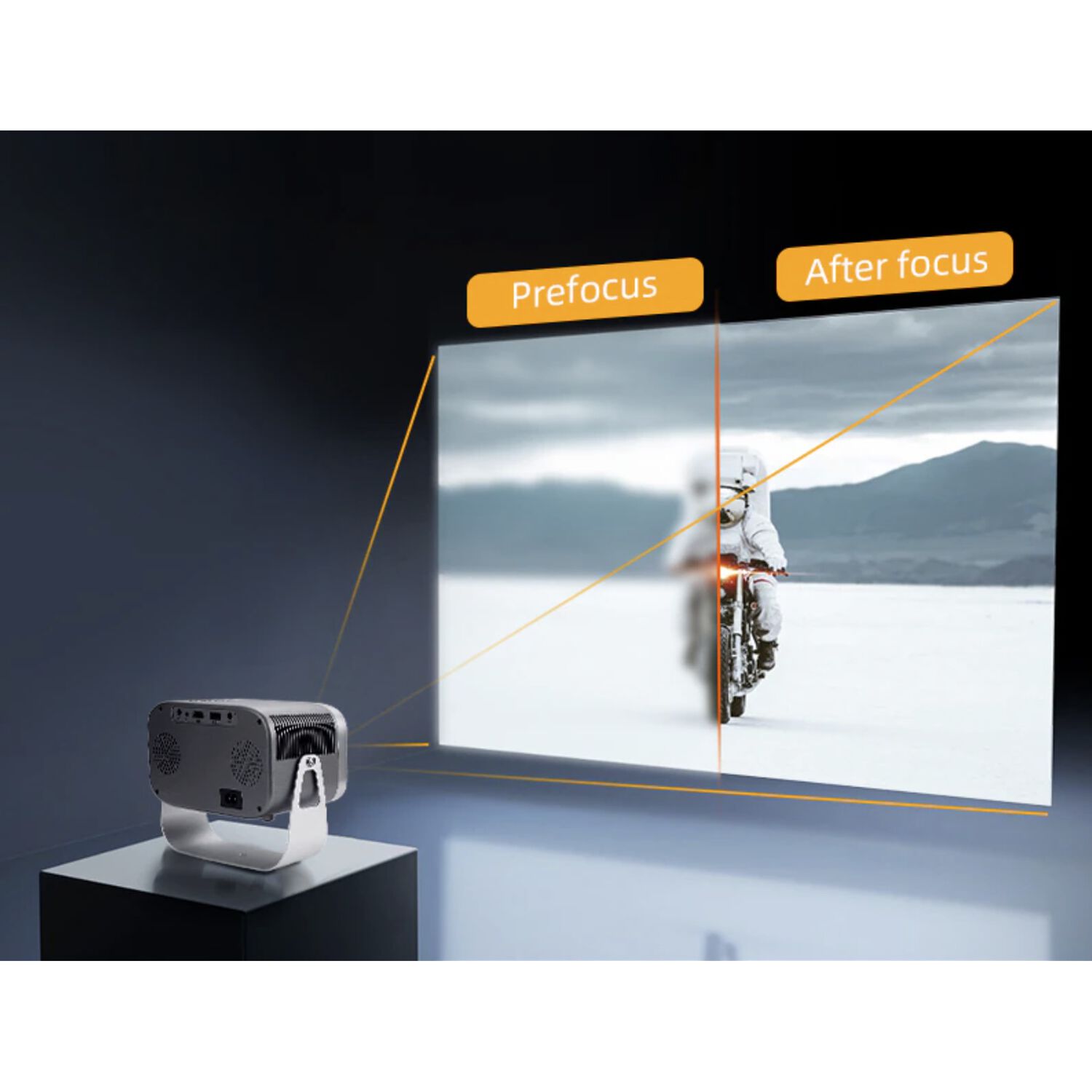 Proyector Funfoox My Android 9 + Miracast Hd 150&rdquo; Led 4500lm image number 11.0