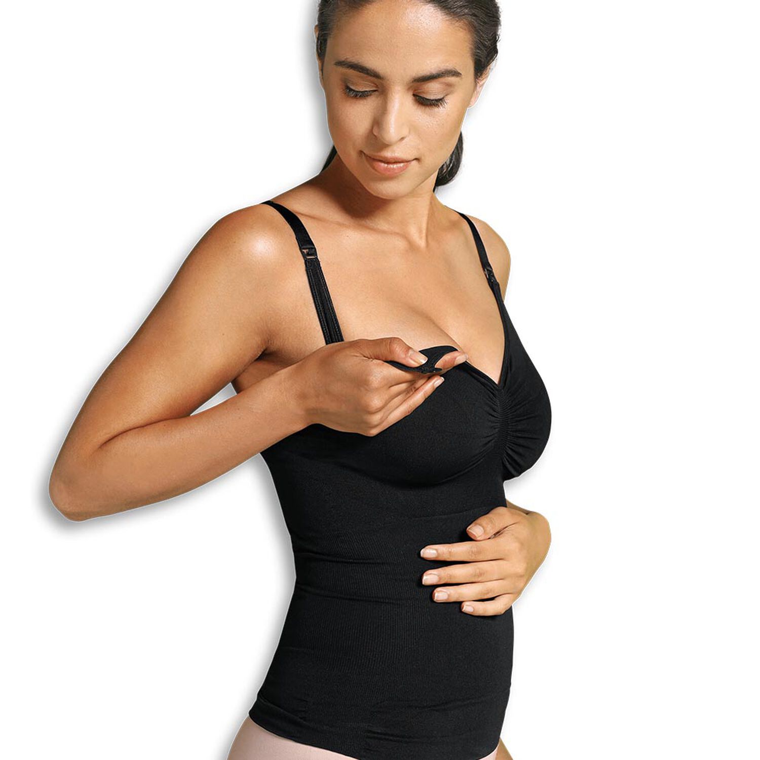 Camiseta Reductora Lactancia Negro image number 0.0