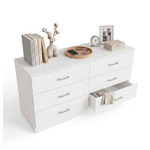 C&oacute;moda 6 Cajones Cajonera Mueble Organizador Dormitorio