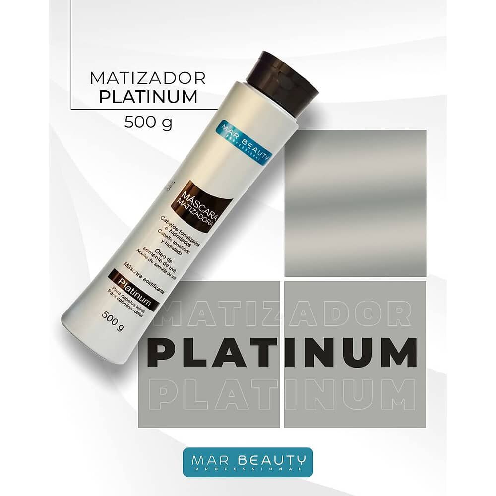 Mascara Matizadora Platinum 500g Mar Beauty image number 1.0