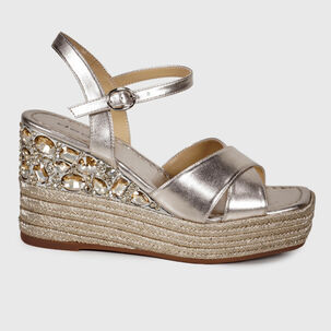 Sandalia Cuero Ibalú Dorado