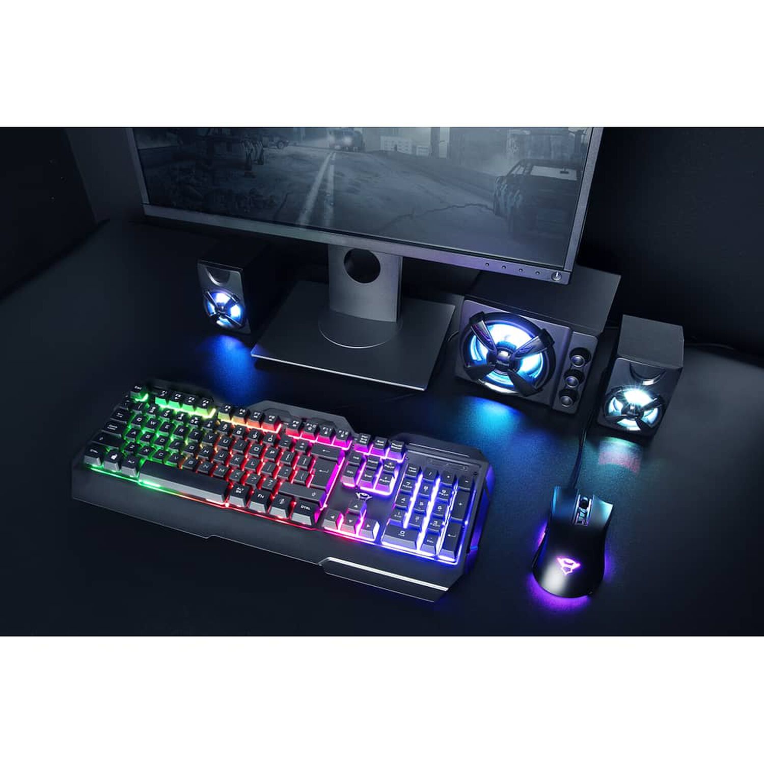 Teclado Gamer Trust Torac Gxt 856 Rgb Multiplataformas Anti-ghosting image number 4.0