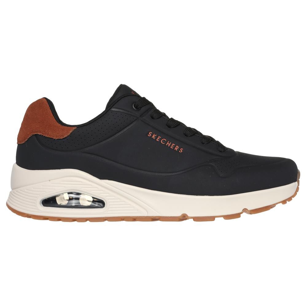 Zapatilla Urbana Hombre Skechers Uno Suited On Air Negro image number 1.0