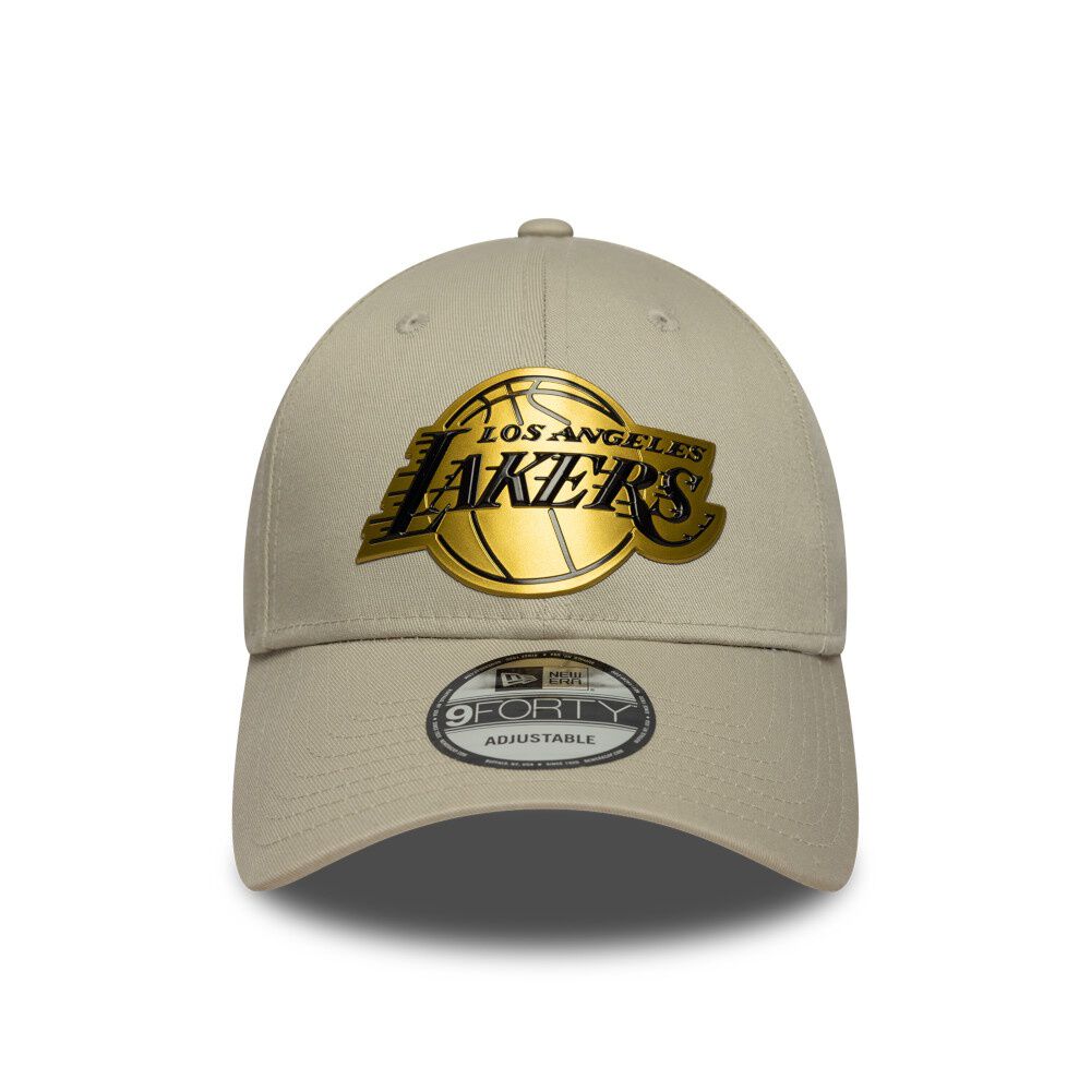 Gorra 9forty Nba Los Angeles Lakers Metallic Beige image number 1.0