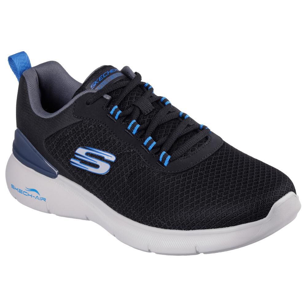 Zapatilla Urbana Hombre Skechers Skech-air Dynamight 2.0 Negro/azul image number 0.0