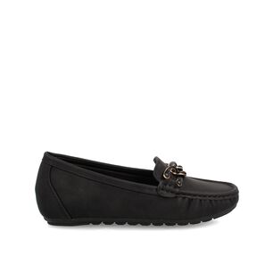 Mocasin Mujer Bata Comfit Cathina Negro