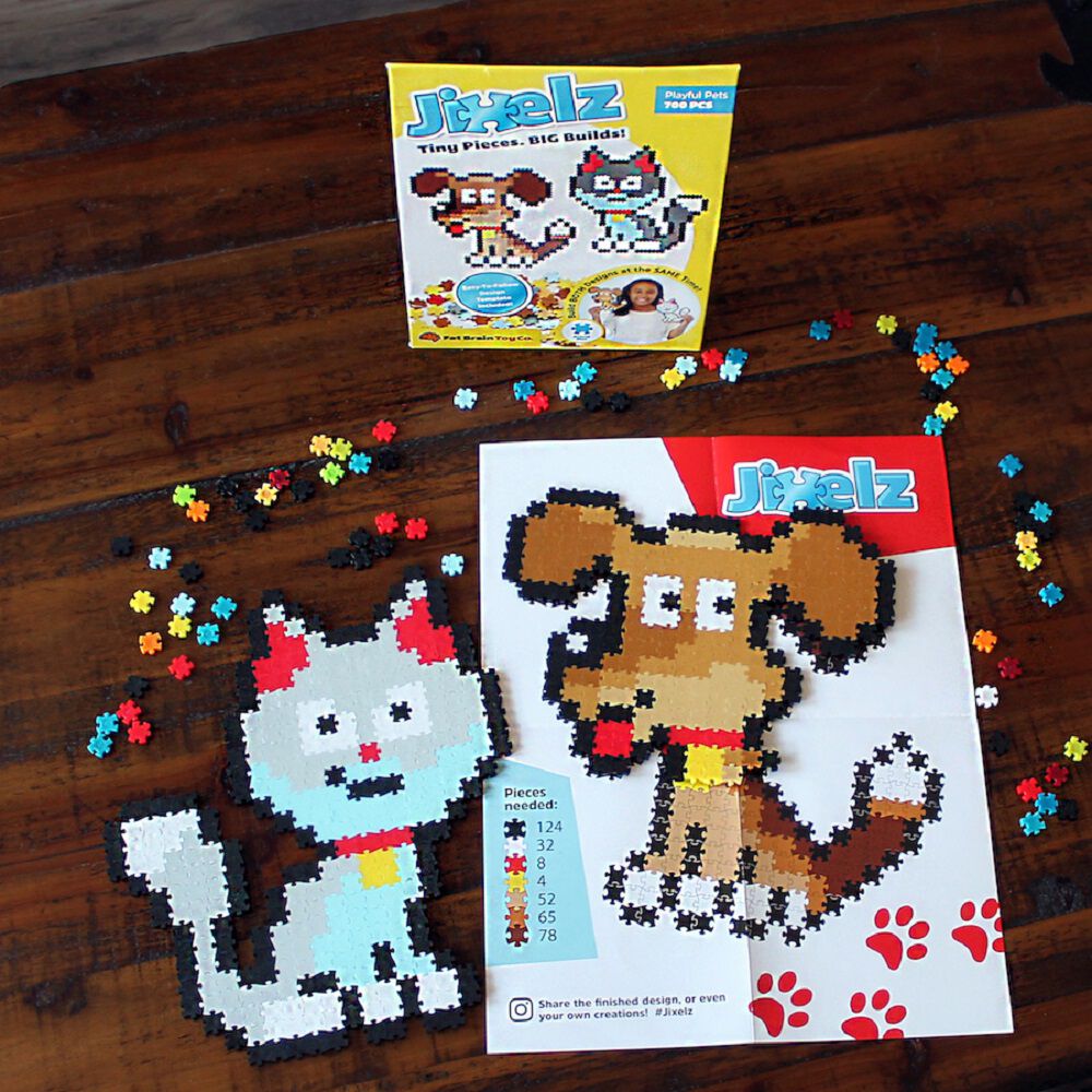 Jixelz Puzzle De Pixeles 700 Pc Set, Mascotas Fatbrain Toys image number 3.0