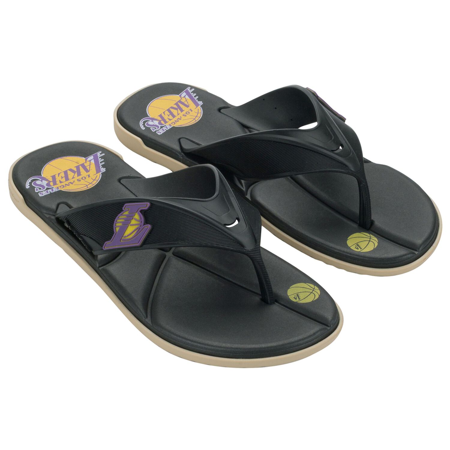 Sandalia Hombre Negro/azul Lakers Shot Nba Rider image number 2.0
