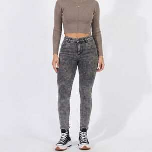 Jeans Pantalon Skinny Forro Polar Mujer