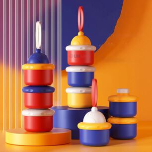 Dispensador De Alimentos Port&aacute;til Para Beb&eacute;s Multicapa Libre De Bpa