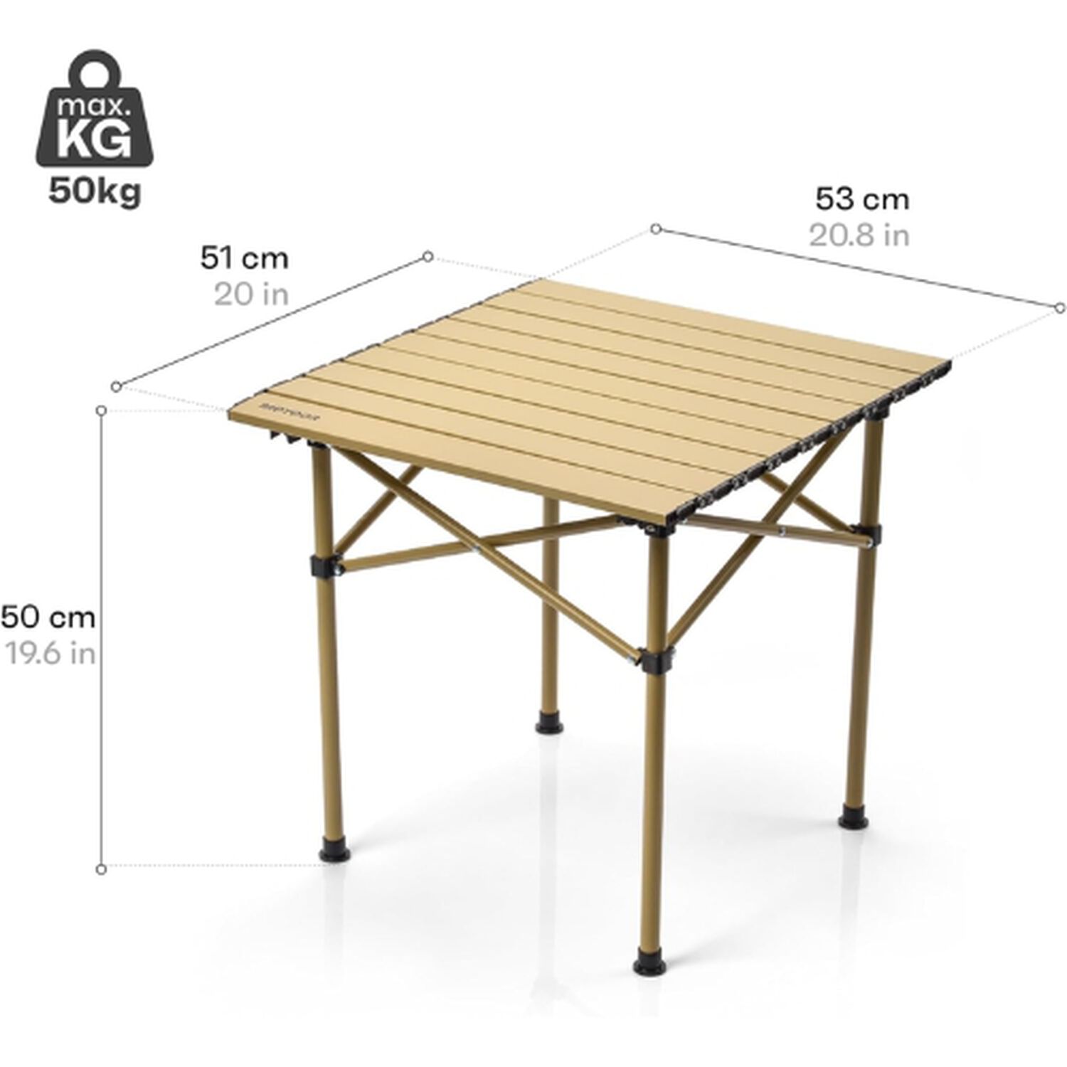 Pack Mesa Y 2 Sillas Plegables Exterior Camping Portatil image number 4.0
