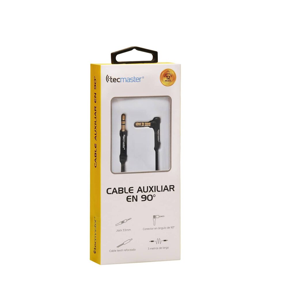 Cable De Audio Premium 1x1 Jack 3.5mm Acordonado 3mt image number 6.0