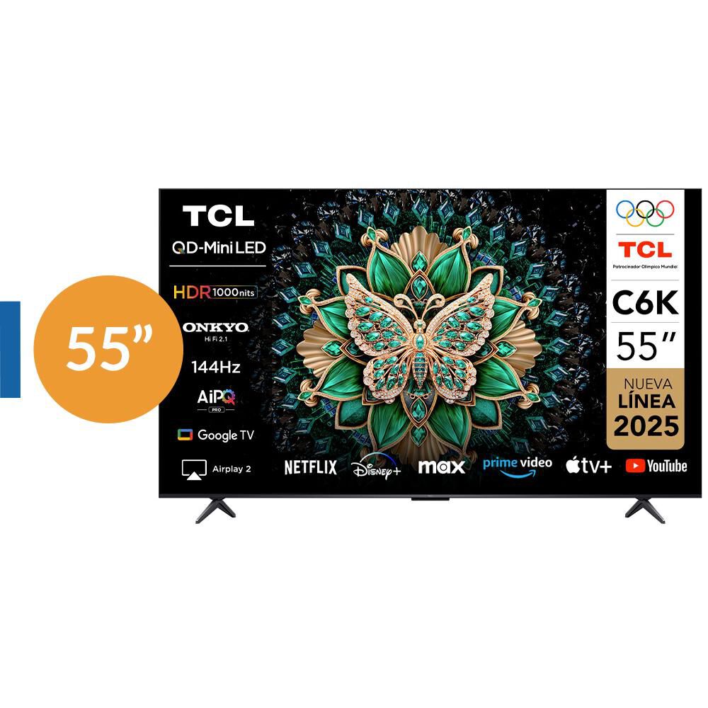 Miniled 55" TCL C6K / Ultra HD 4K / Smart TV image number 0.0