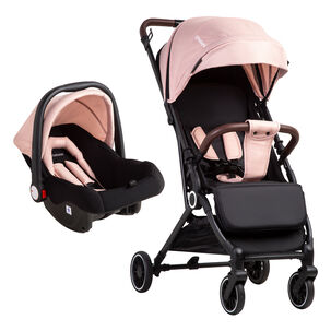 Coche Maleta Compacto Travel System Soho Rosa Bebesit