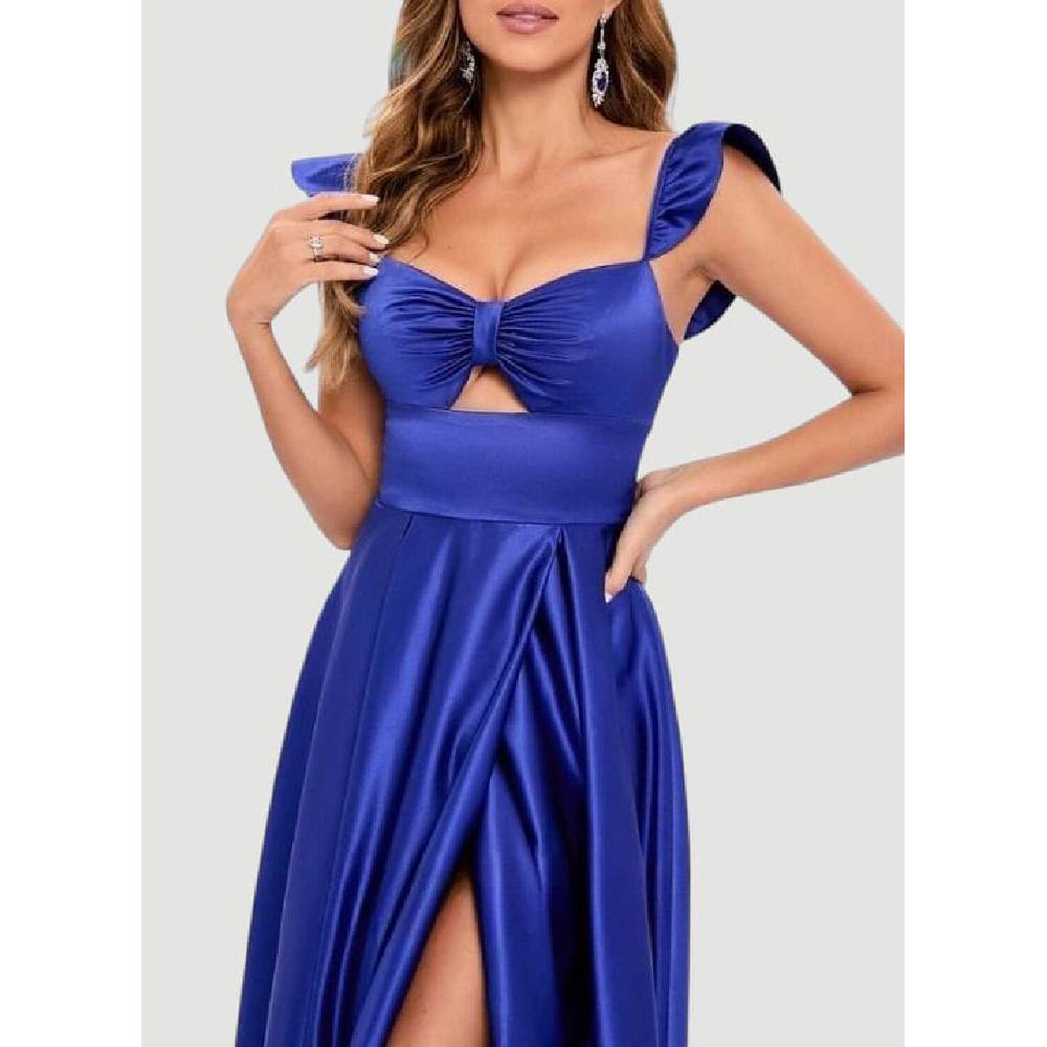 Vestido Maxi Satin - Olivia image number 0.0