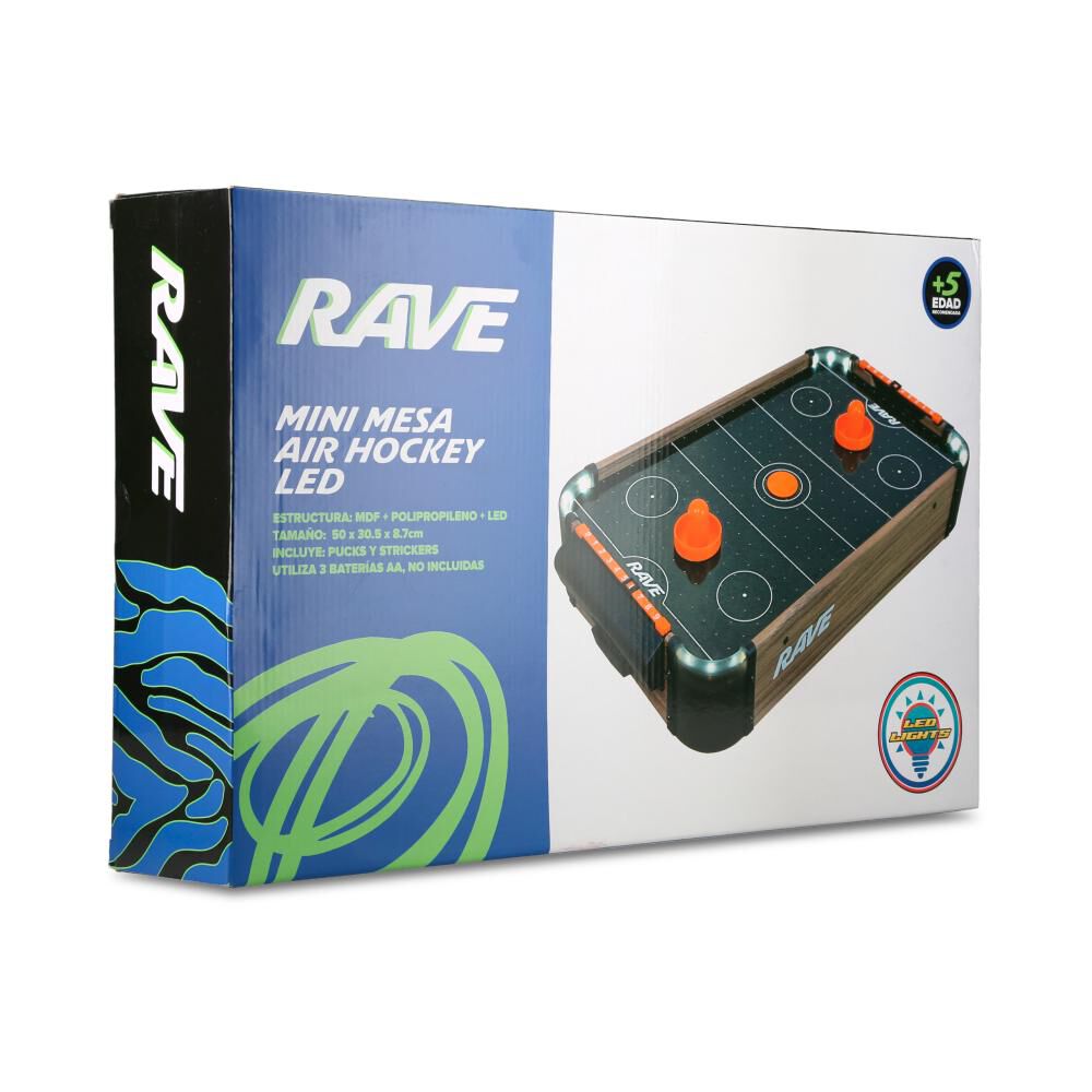Mini Mesa De Hockey Rave Mini Air Hockey Led image number 1.0
