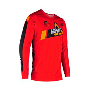 Kit Leatt Moto 3.5 Jersey Con Pantal&oacute;n Rojo