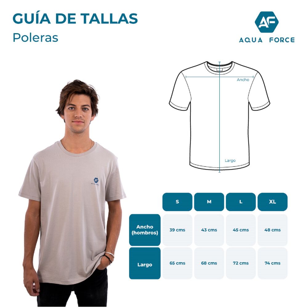 Polera Bordada Azul Xl - Unisex image number 7.0