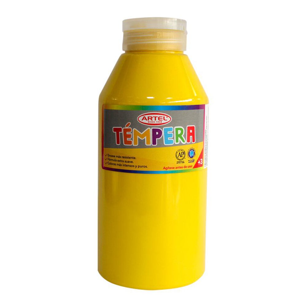 Frasco 500ml Tempera Amarillo Med 75 image number 0.0
