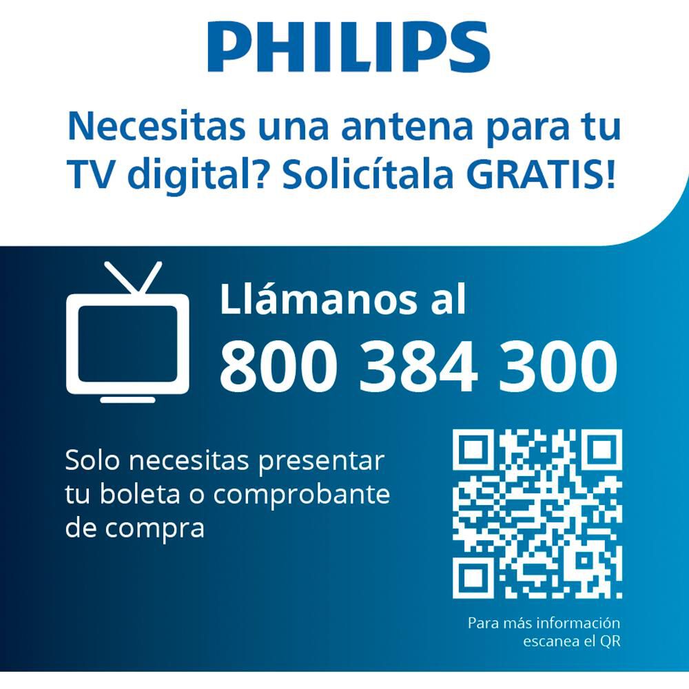 Qled 50" Philips 50PUD8250 / Ultra HD 4K / Smart TV image number 8.0