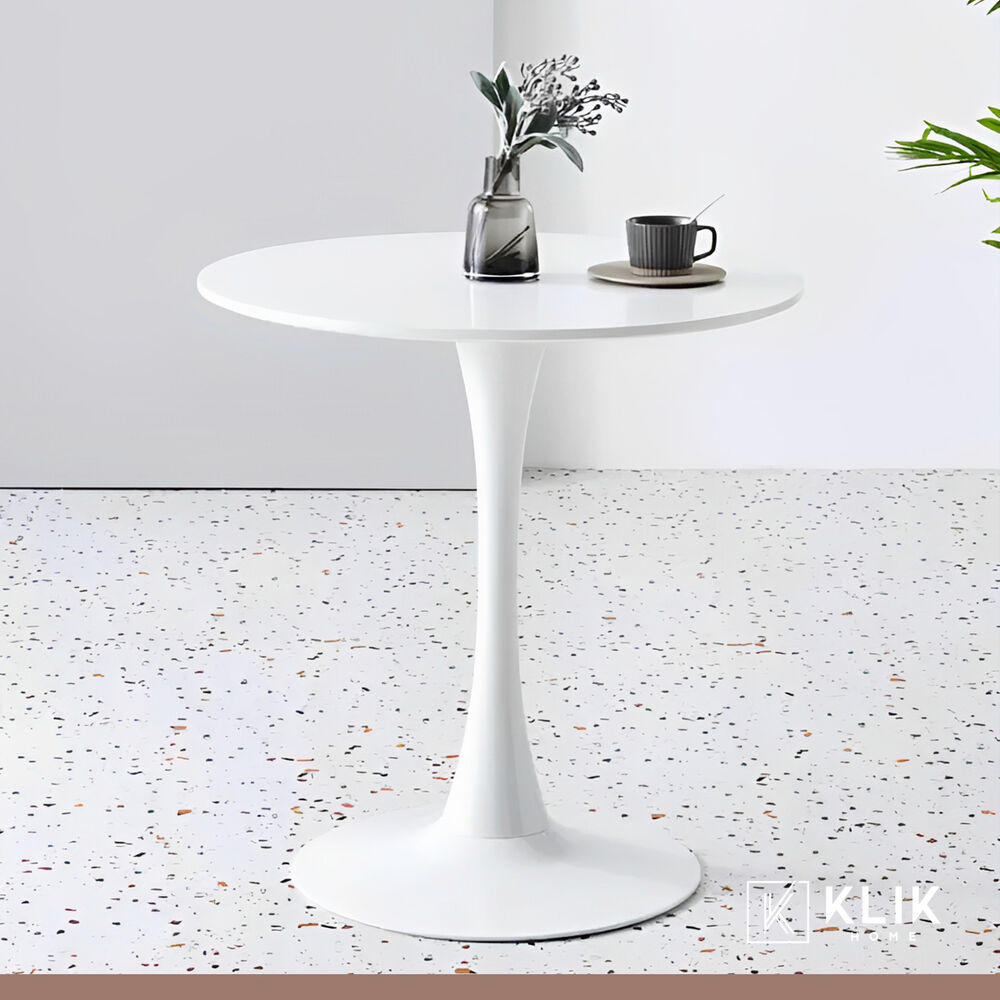 Comedor Mesa Tulip Blanca 80cm + 4 Sillas Patchwork Wood Cel image number 7.0