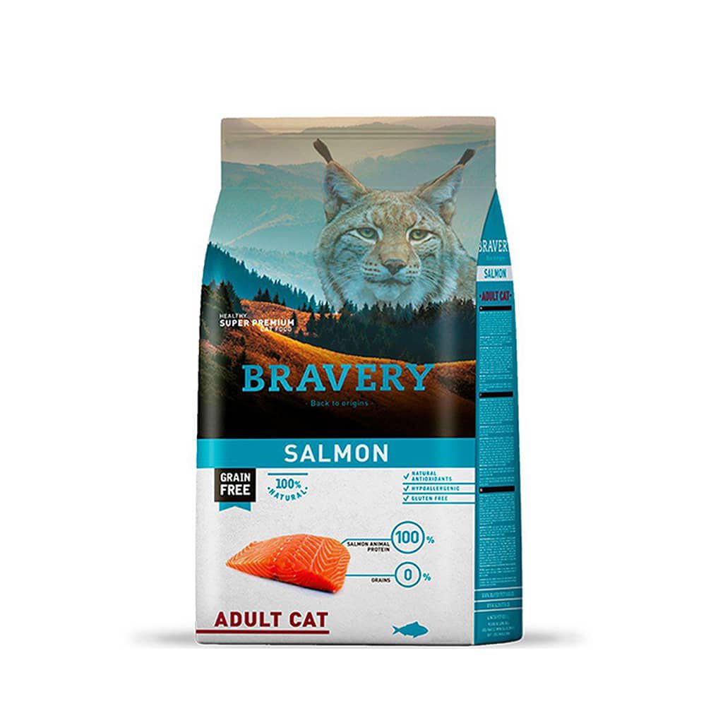 Bravery Salm&oacute;n Gato Adulto 7 Kg image number 0.0