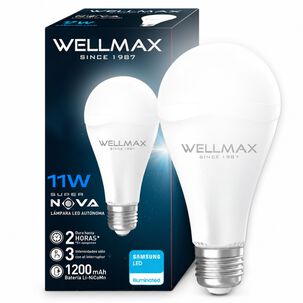 Ampolleta Led Recargable 11w Con Chip Led Samsung Super Nova