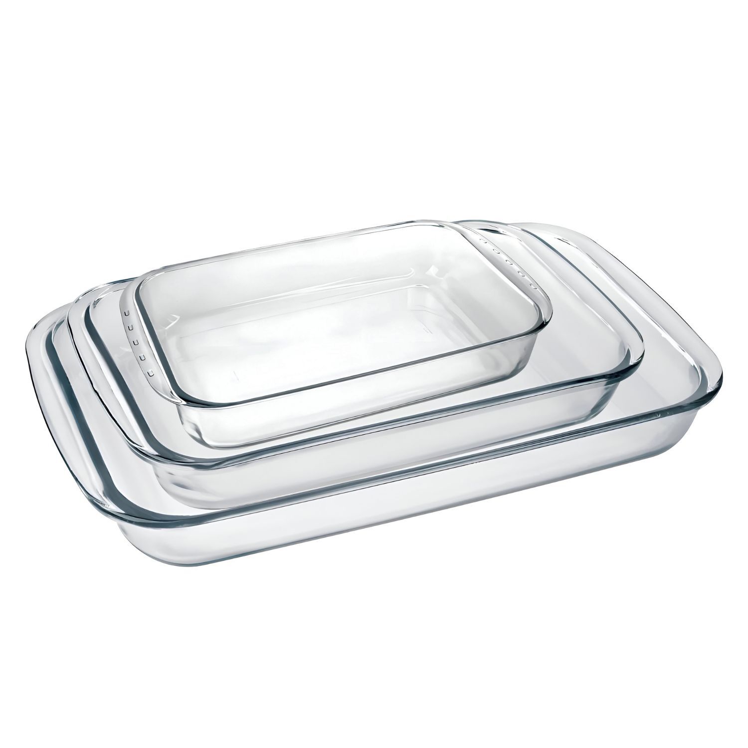 Set 3 Asaderas Rectangulares Marca Marinex Aptas Para Horno image number 0.0