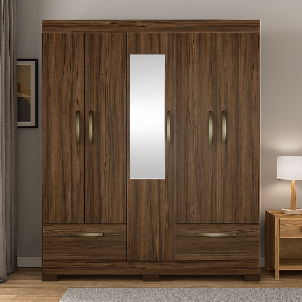 Clóset Casaideal Madrid / 5 Puertas / 2 Cajones image number 1.0