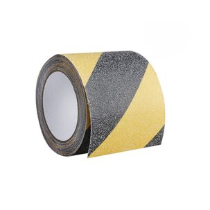 Cinta Antideslizante Amarilla Y Negra 50 Mm X 5 Mts Amarilla
