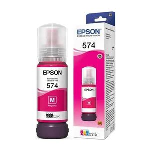 Botella De Tinta Epson T574 Magenta Original