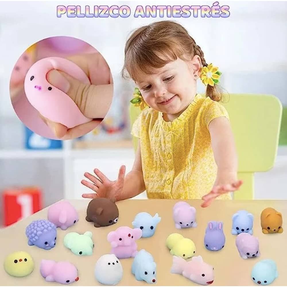 Pack 36 Unids Squishys Antiestress Mochi Juguete Surtidos image number 2.0