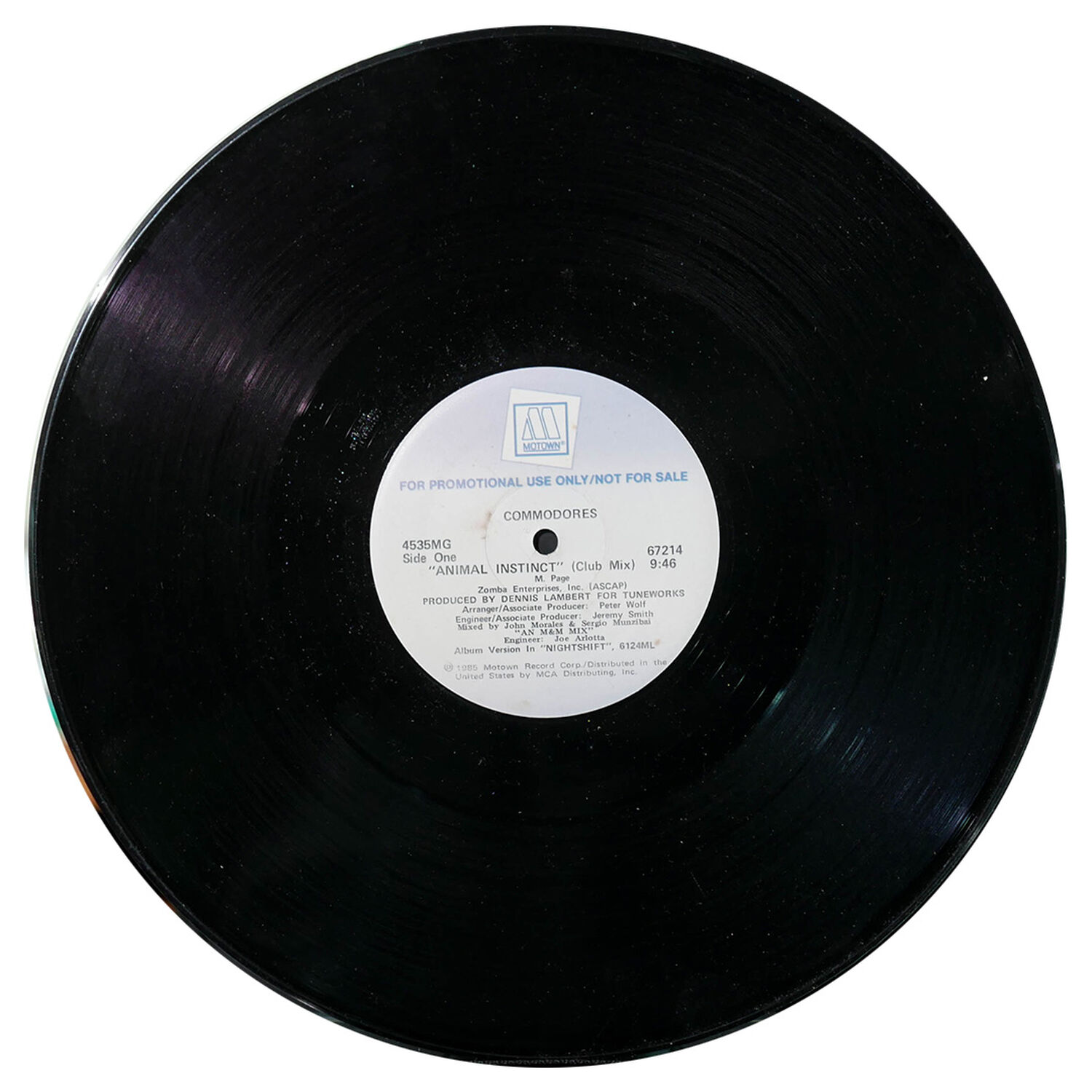 The Commodores - Animal Instint | 12" Maxi Single Usado image number 2.0