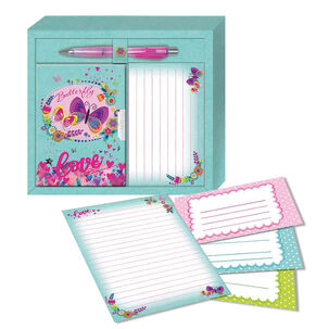 Set Diario, Lapiz, Sobres Y Esquelas 23x20 Cm Nobel Gift