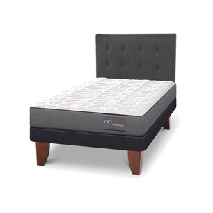 Cama Europea Cic Anatomic / 1.5 Plazas / Base Normal + Respaldo