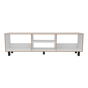Rack Tv 70" Con 4 Espacios 47,5x160x35 Cm