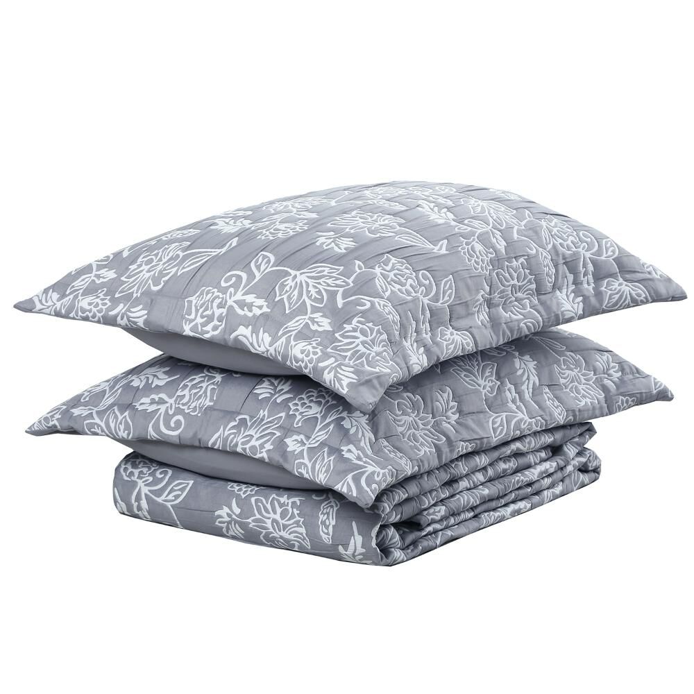 Quilt Andes Jacquard Gris - Gris image number 2.0