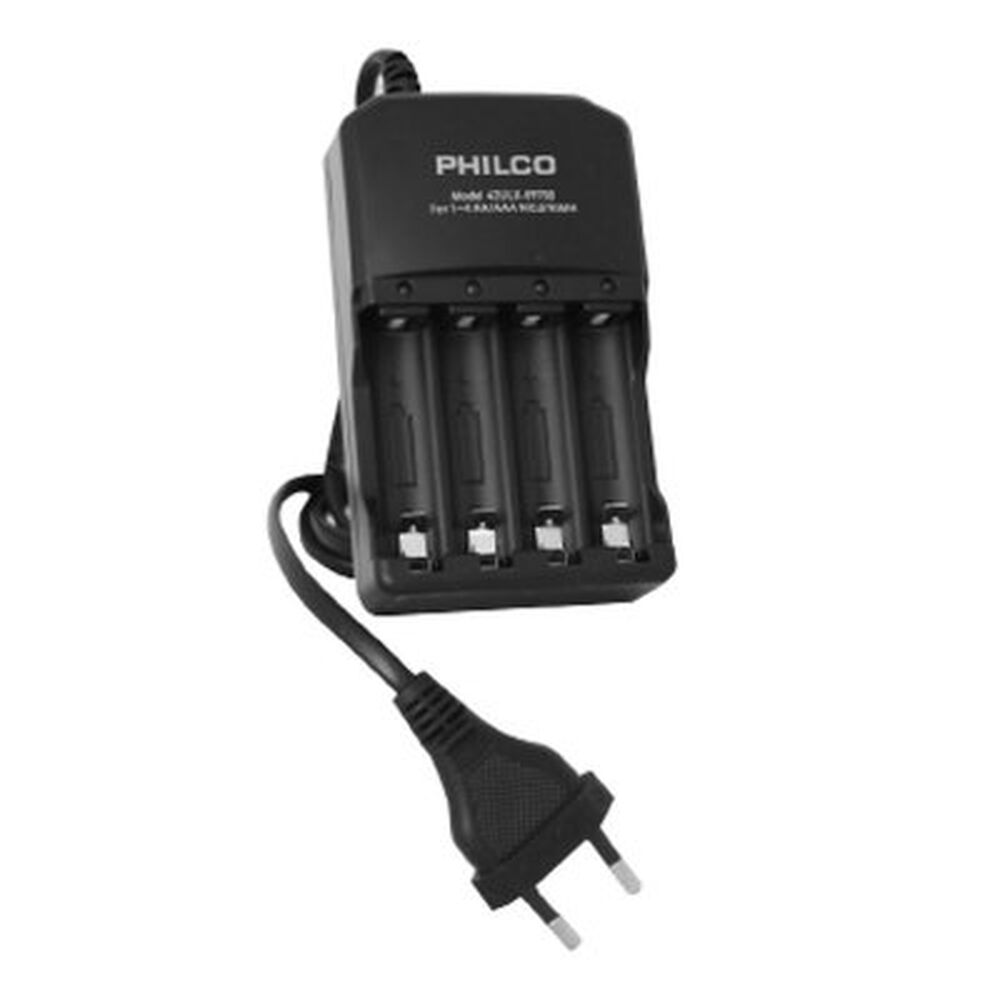 Cargador De Pilas Aa/aaa Philco Recargables 1200 Mah image number 0.0
