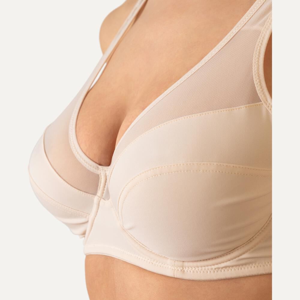 Sostén Natural Flores Copa Completa image number 2.0