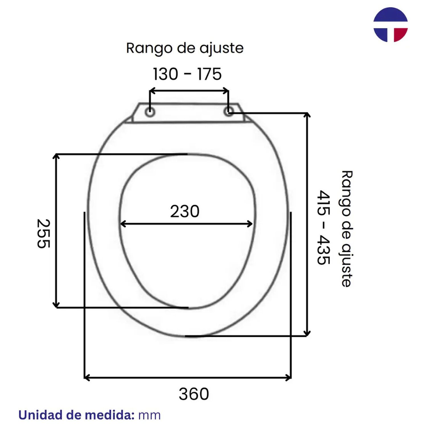 Asiento Y Tapa De Cierre Lento De Wc Fuscher Taumm Blanca image number 4.0
