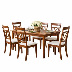 Juego De Comedor Casaideal Alamos / 6 Sillas