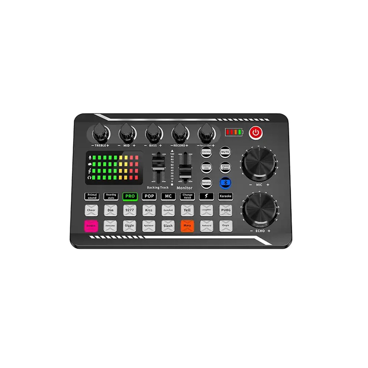Mixer Bluetooth De 3 Canales - Tarjeta De Sonido Bluetooth image number 1.0